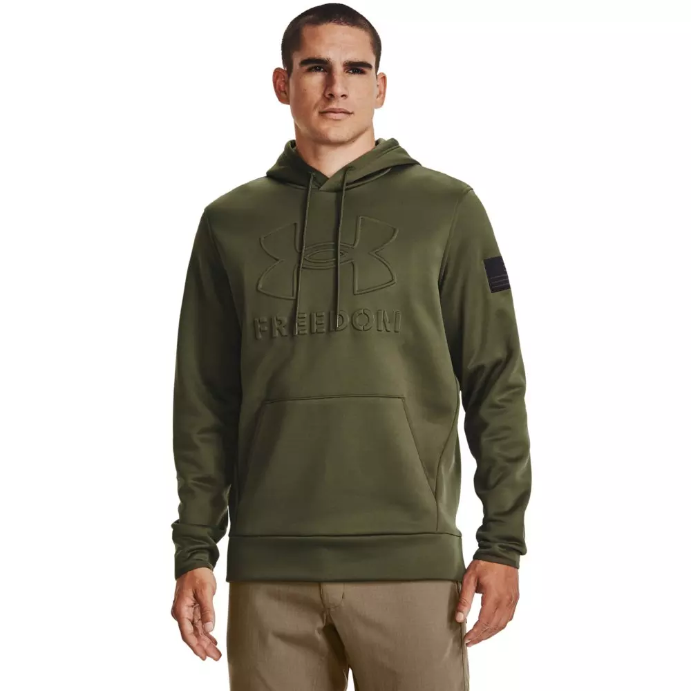 Under armour hoodie store green men